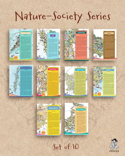 Nature Society Series Set - Set of 10 State Maps