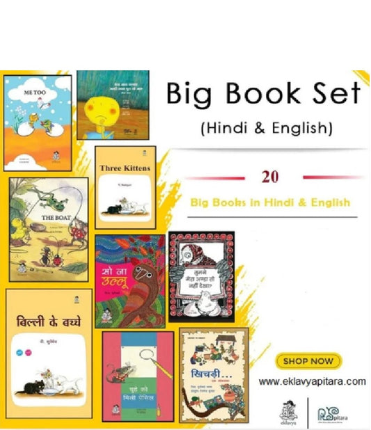 Big Book Set (Hindi & English)